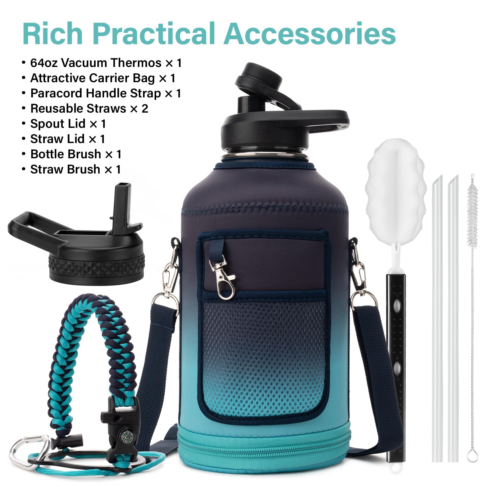 DYSANKY Insulated Vacuum Metal  Water Bottle