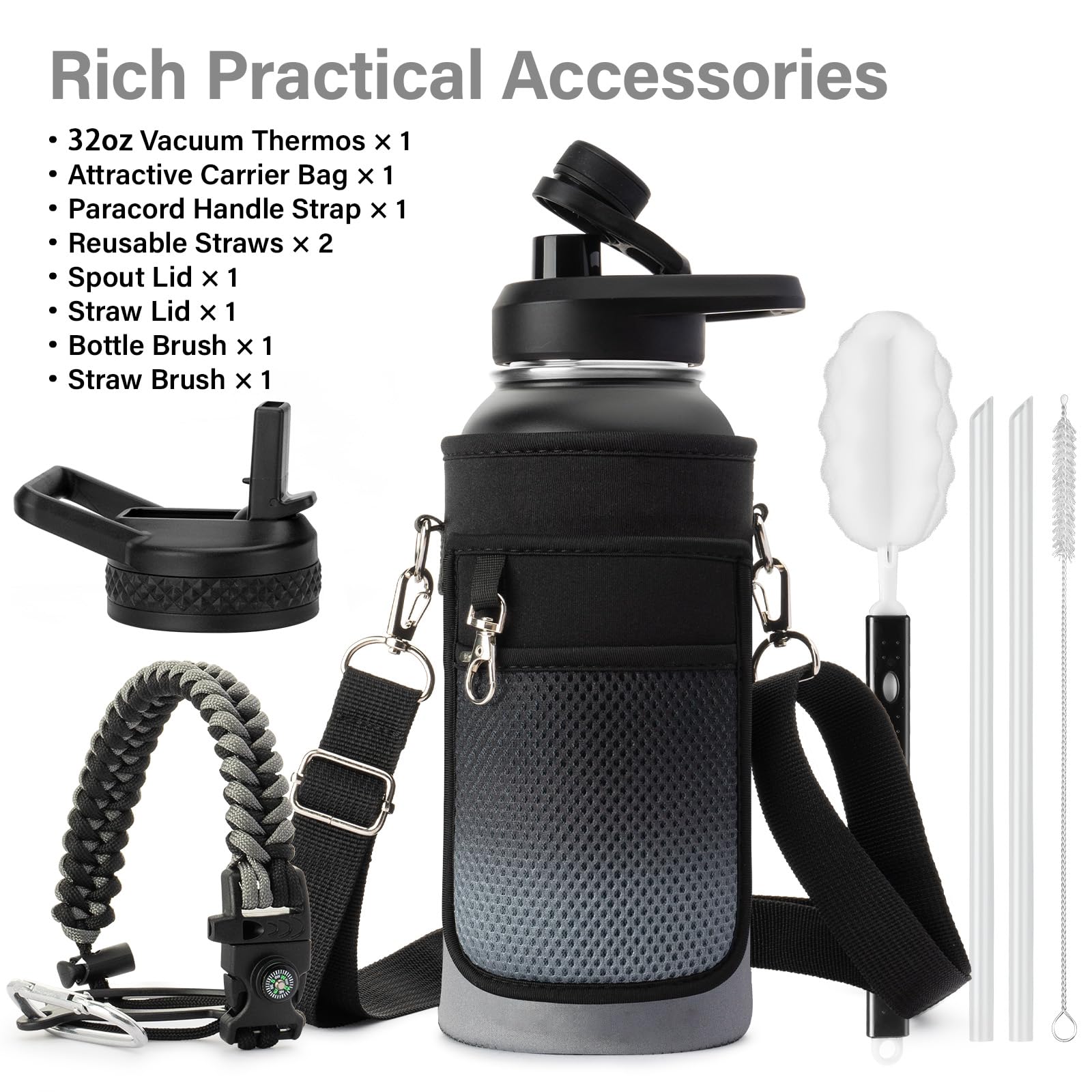 DYSANKY Insulated Vacuum Metal  Water Bottle