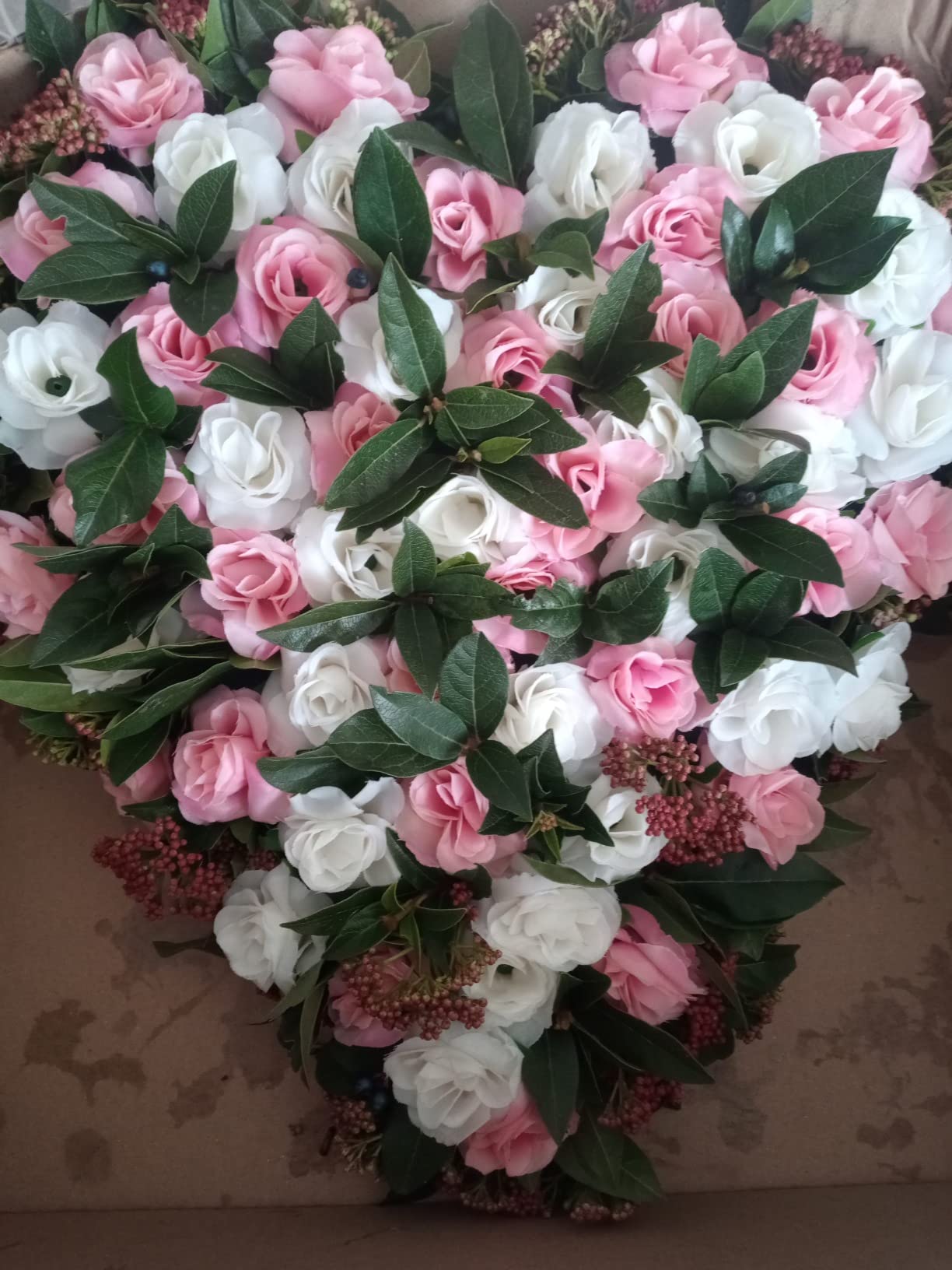 Kesoto 50pcs Red Roses Buds Artificial Flowers Bulk