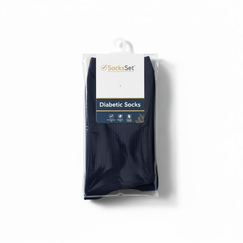 Comfortable Diabetic Egyptian Cotton Socks – Pack of 6 Pairs