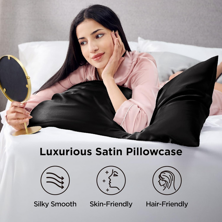 Bedsure Satin Pillowcase 2 Pack for Hair and Skin