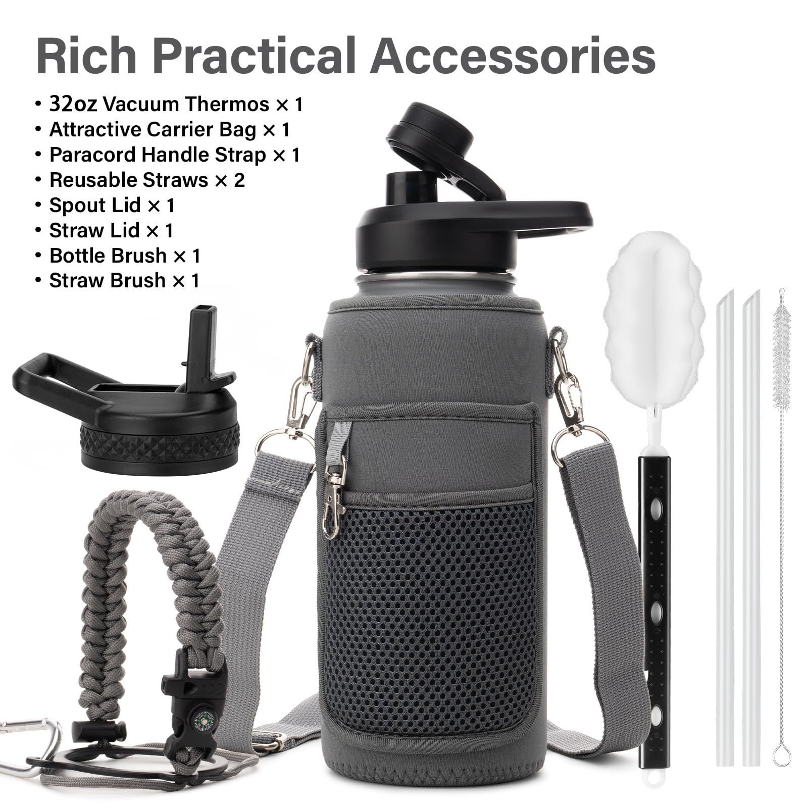 DYSANKY Insulated Vacuum Metal  Water Bottle