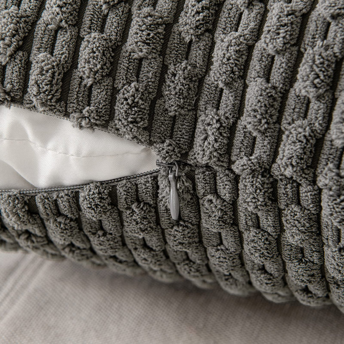 MIULEE Rust Throw Pillow Covers Soft Corduroy Decorative Set of 2