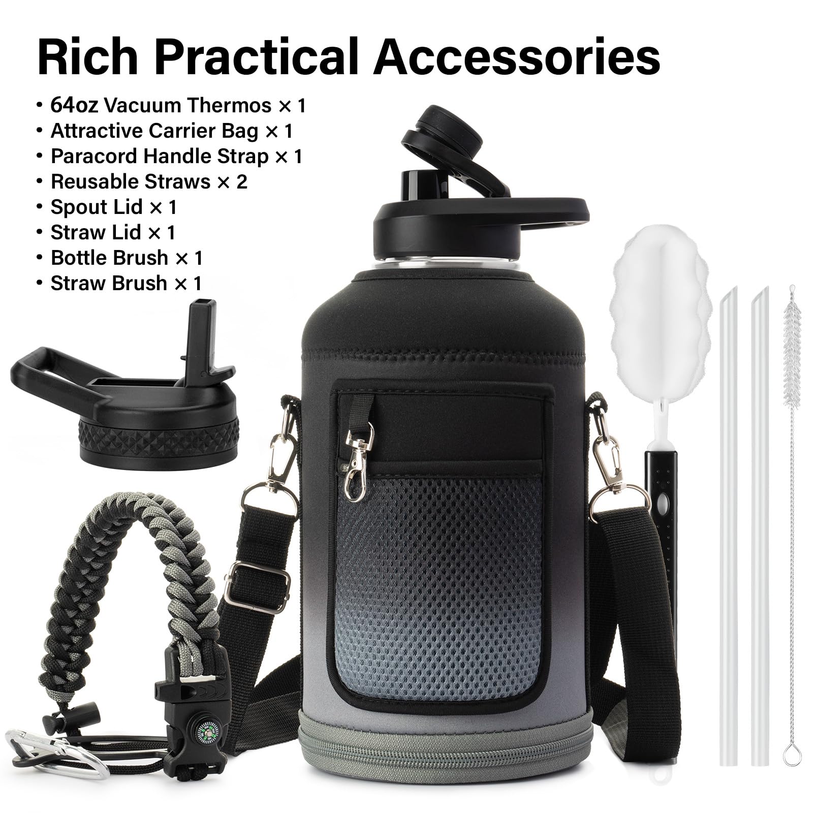 DYSANKY Insulated Vacuum Metal  Water Bottle