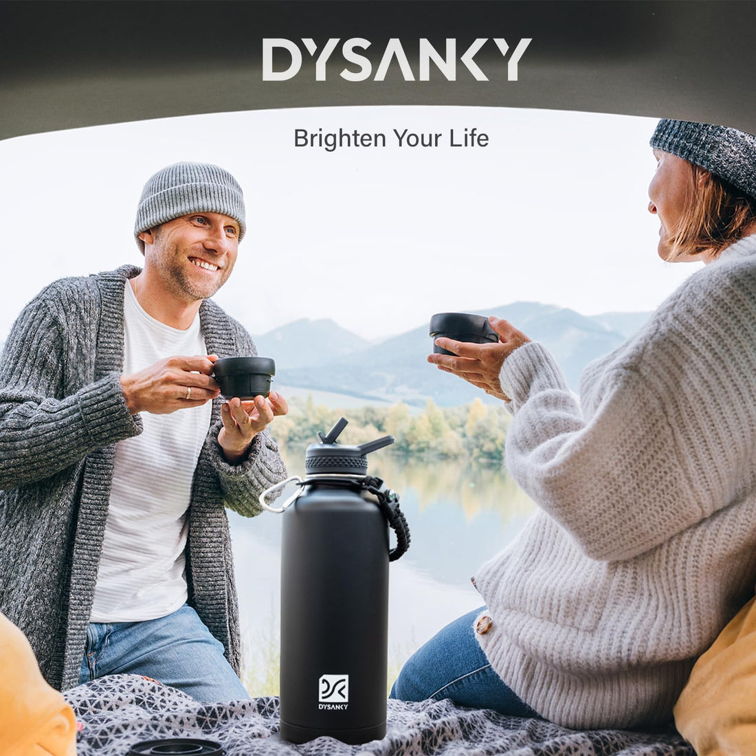 DYSANKY Insulated Vacuum Metal  Water Bottle