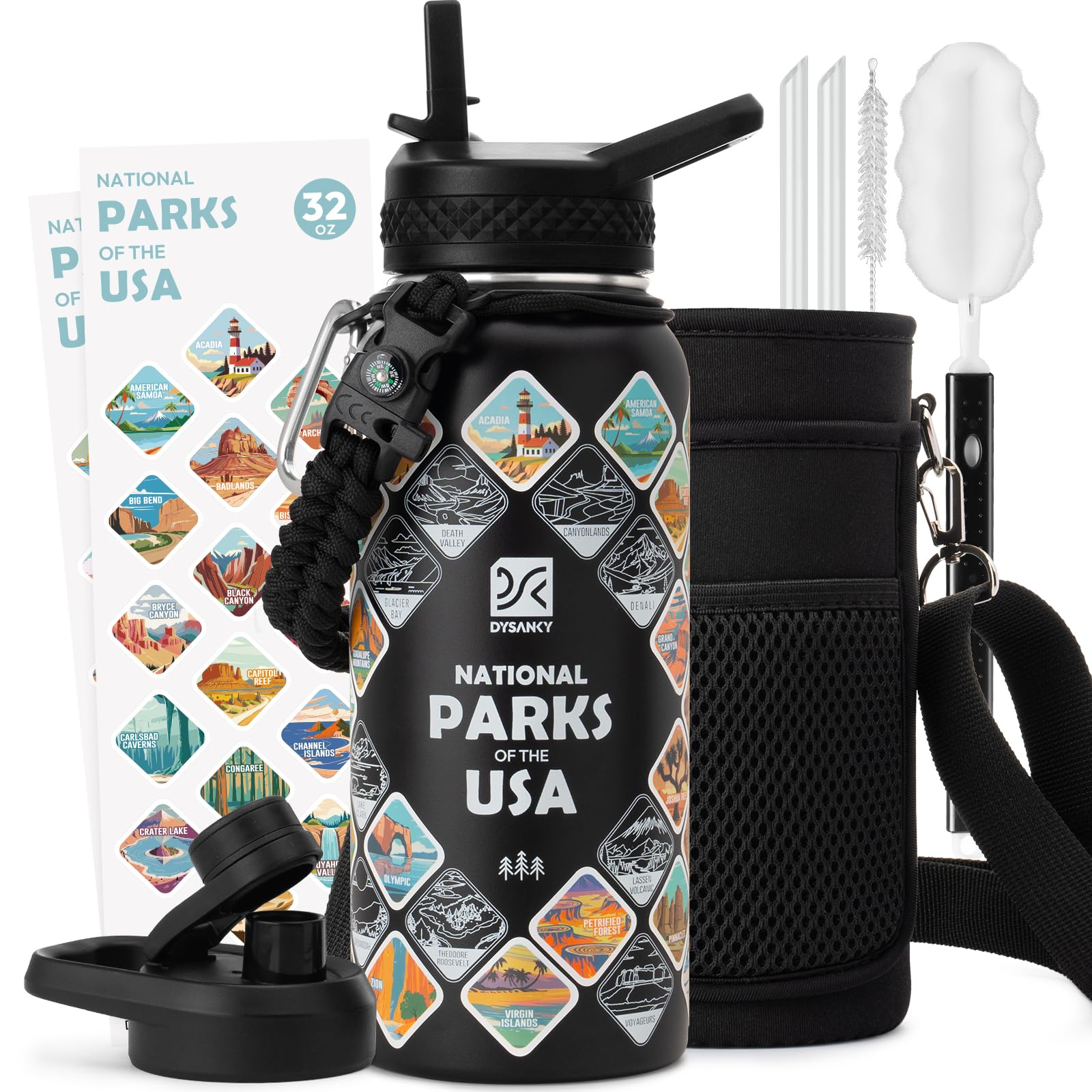 DYSANKY Insulated Vacuum Metal  Water Bottle