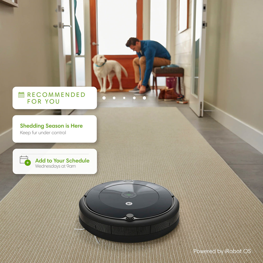 iRobot Roomba 104 Vac Robot Vacuum - Intense Power-Lifting Suction