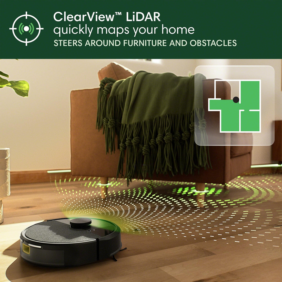 iRobot Roomba 104 Vac Robot Vacuum - Intense Power-Lifting Suction