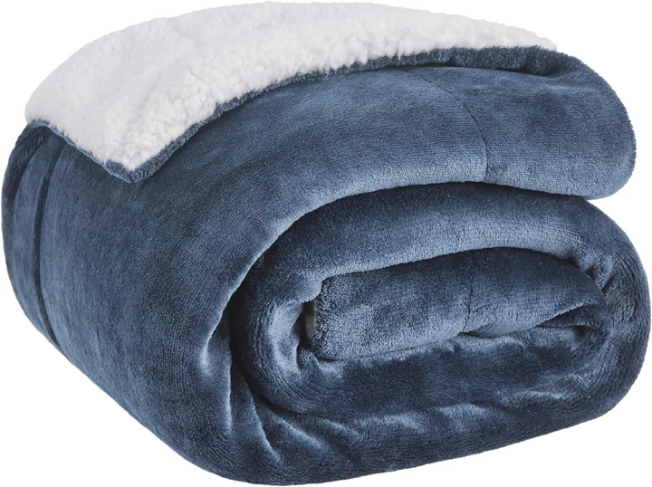 Bedsure Sherpa Fleece Throw Blanket for Couch