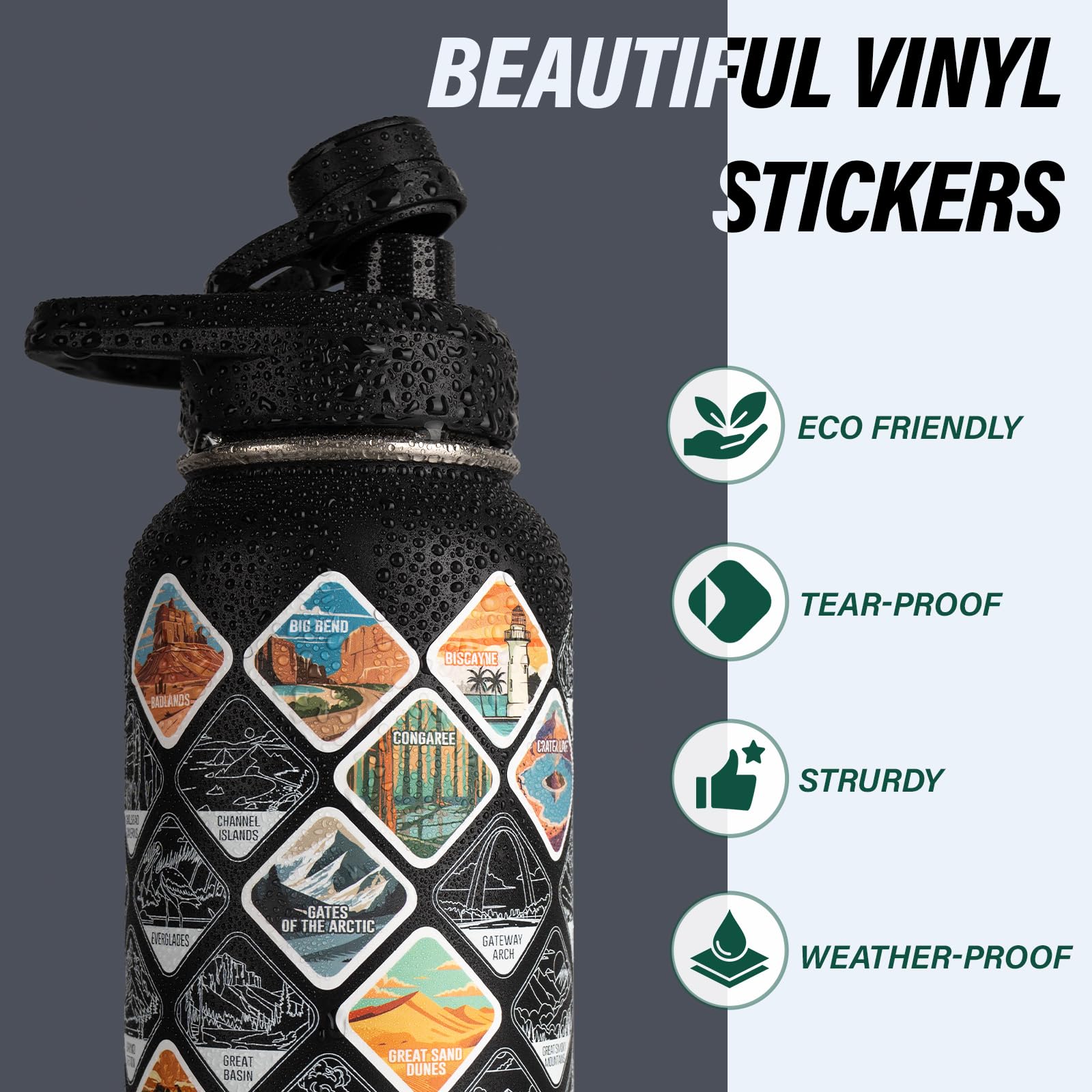 DYSANKY Insulated Vacuum Metal  Water Bottle