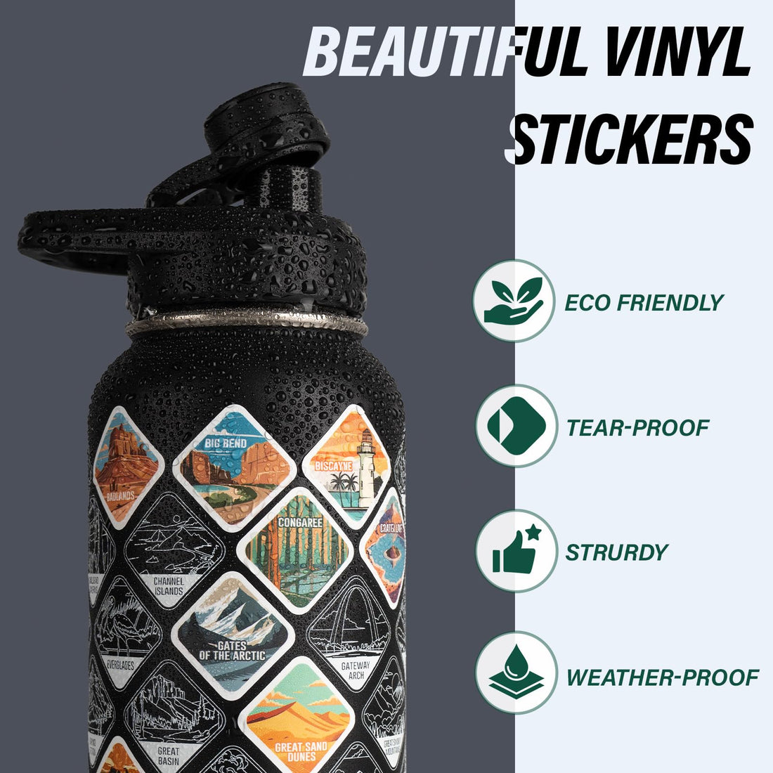 DYSANKY Insulated Vacuum Metal  Water Bottle