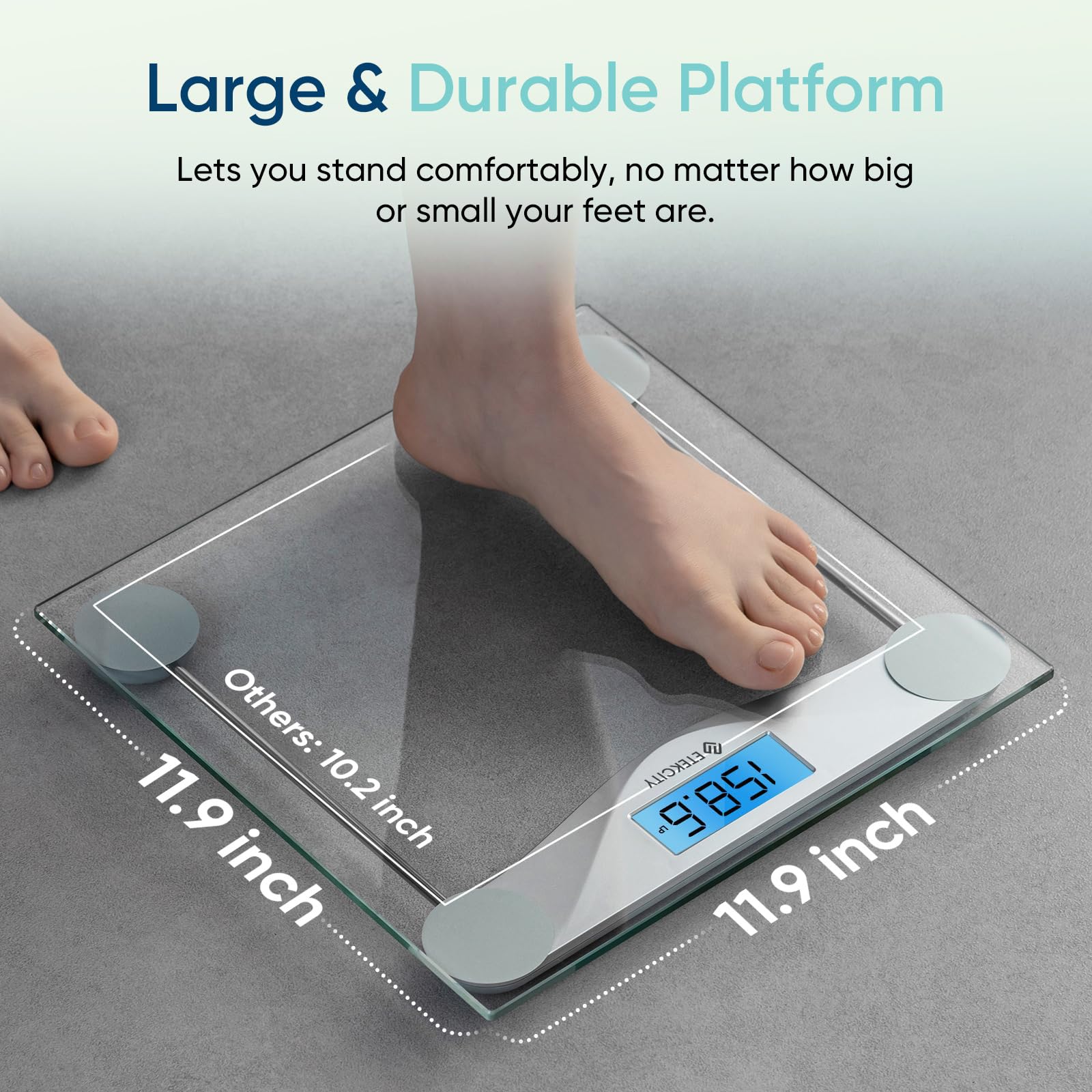 Etekcity Digital Body Weight Bathroom Scale, 400 Pounds