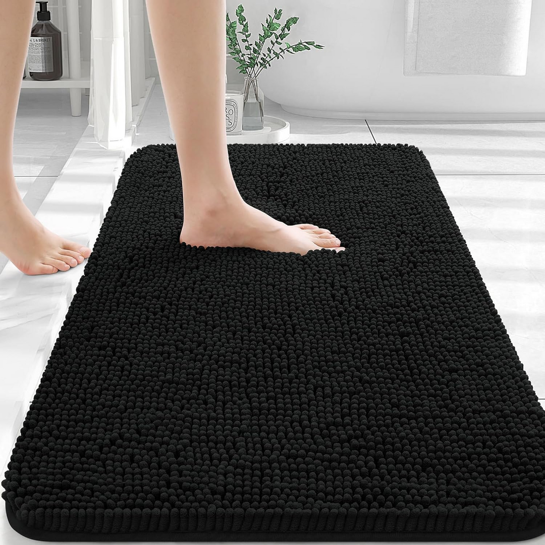 Extra Soft Absorbent Chenille Bath Rugs 30x20,