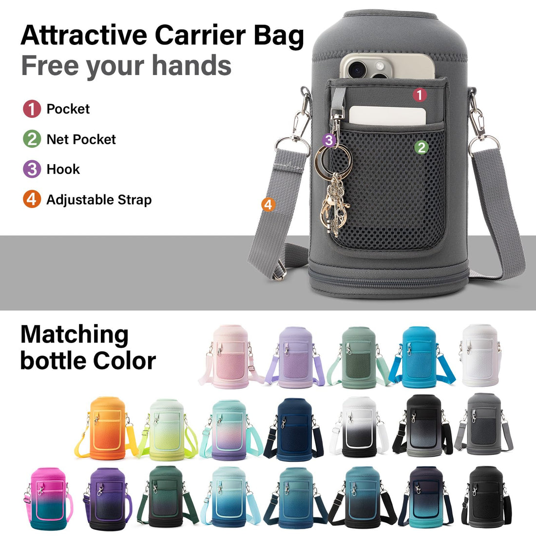 DYSANKY Insulated Vacuum Metal  Water Bottle