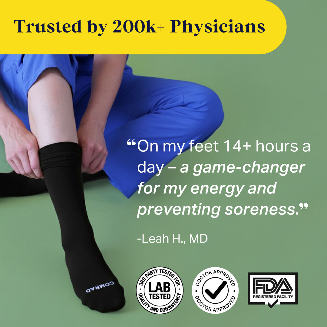 Recycled Cotton Compression Socks – Galaxy