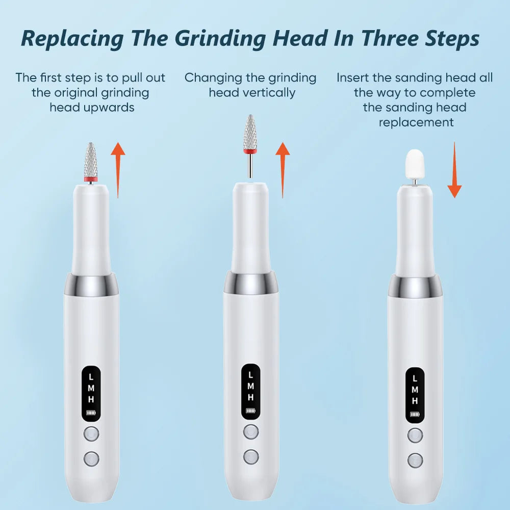 Electric Nail Drill Machine for Manicure & Polishing