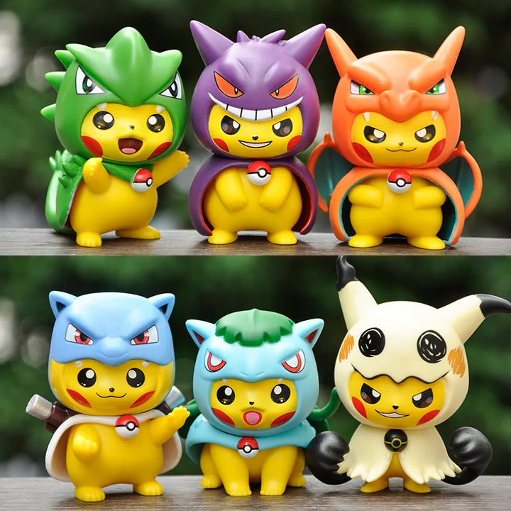 Pokémon Anime Figurines Set for Desk & Collectors