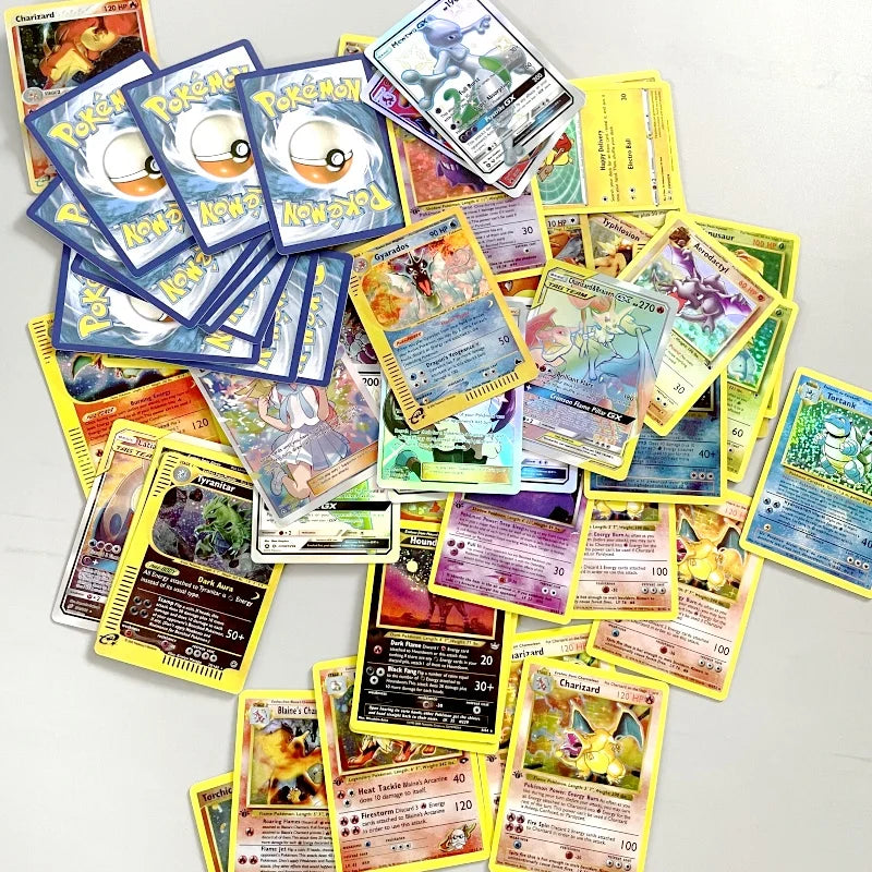 New Pokemon 54pcs MEGA Cards/box English Shining Energy Battle Toys Trading Card Game for Kids Boys Gift