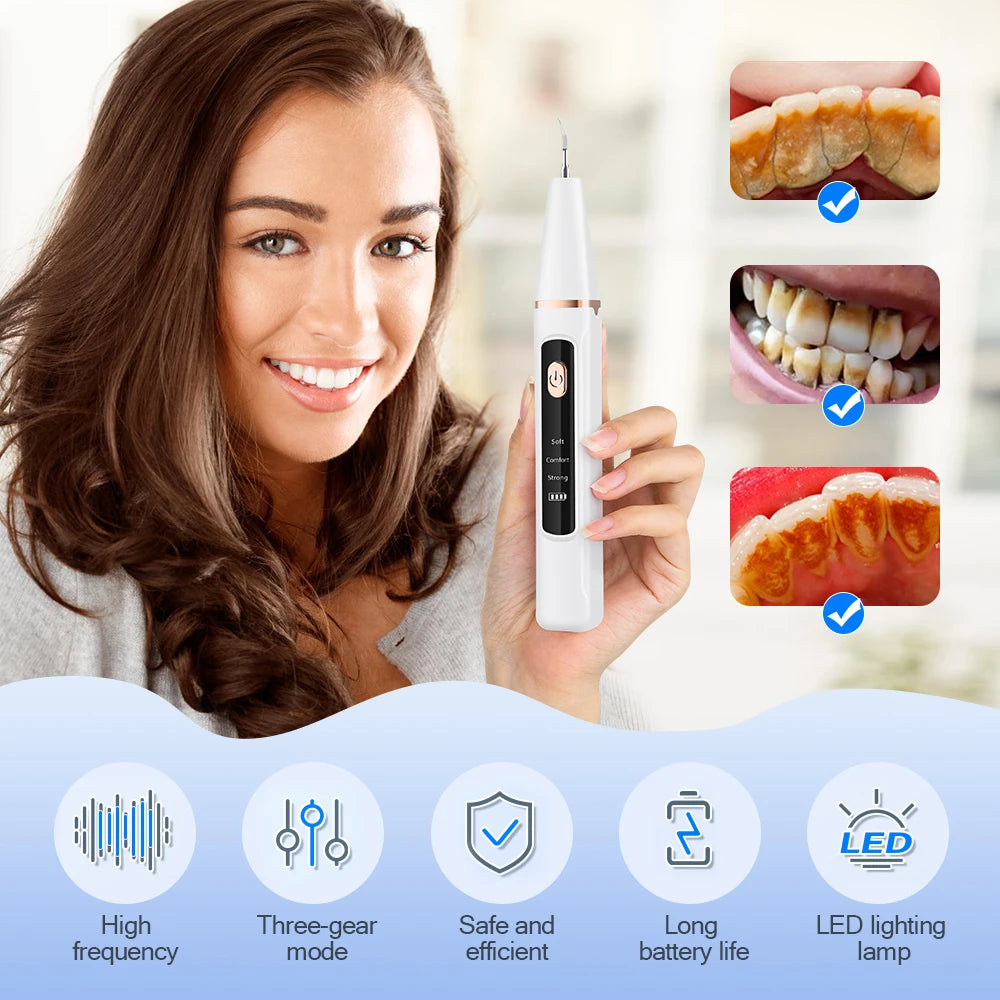 Electric Dental Scaler Tartar & Plaque Remover