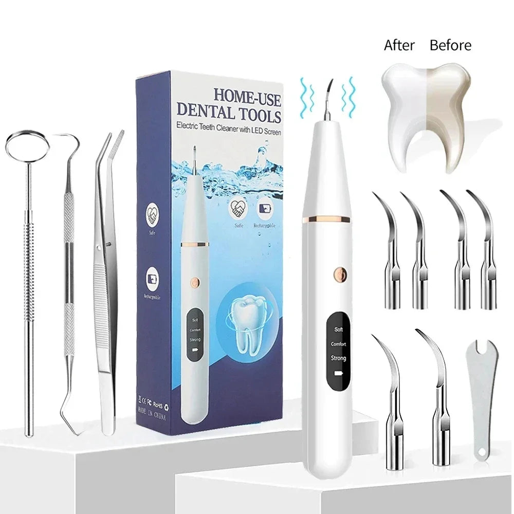 Ultrasonic Tooth Cleaner Tartar Scaler Device