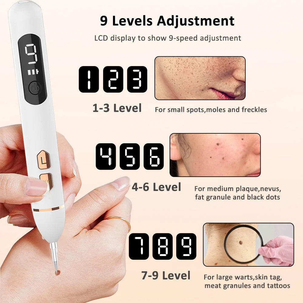 Plasma Pen Mole & Skin Tag Remover Device