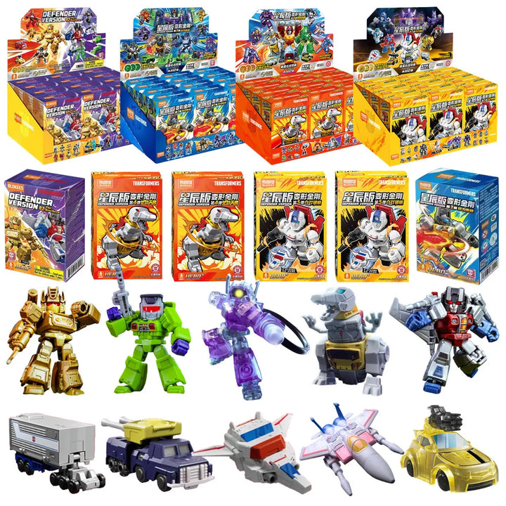 Mini Transformer Robot Action Figures 5.5cm – Optimus Prime, Bumblebee, Megatron & More