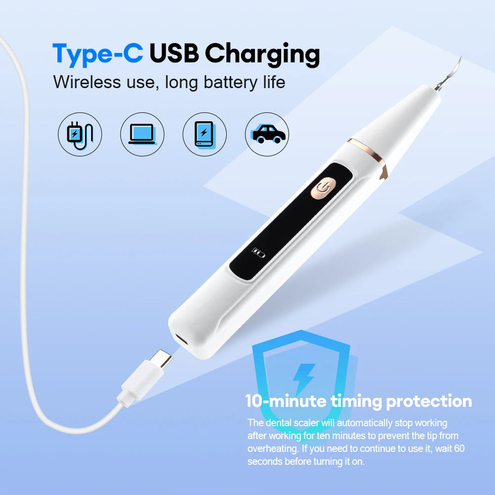 Electric Dental Scaler Tartar & Plaque Remover