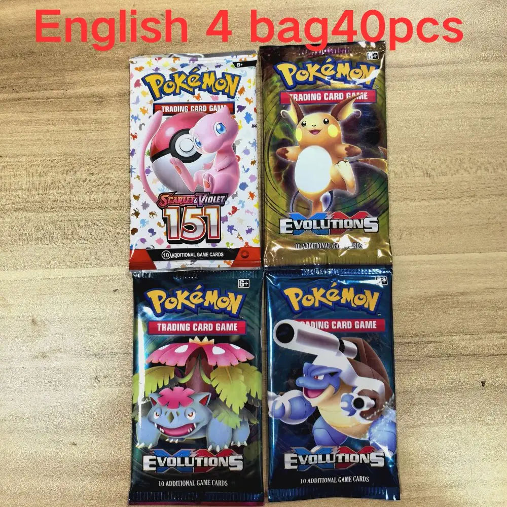 Pokémon Shining Fates Style Card Collection – 10–40pc English TCG GX V EX Booster Set