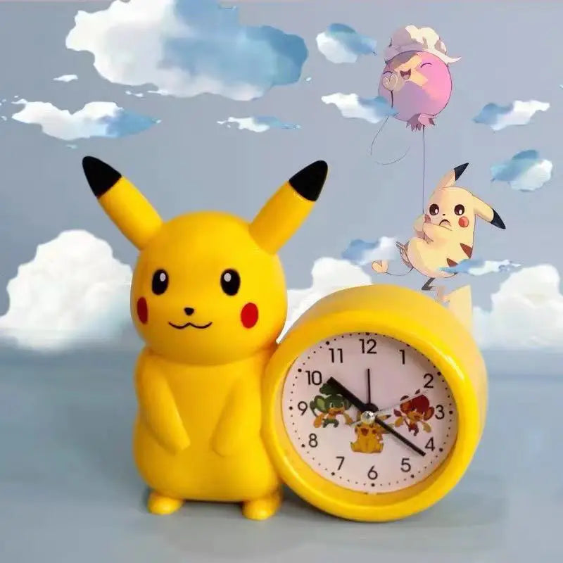 Pikachu Cartoon Alarm Clock for Kids Bedroom