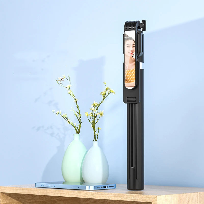 6-in-1 Selfie Stick Tripod with LED Fill Light & Bluetooth Remote