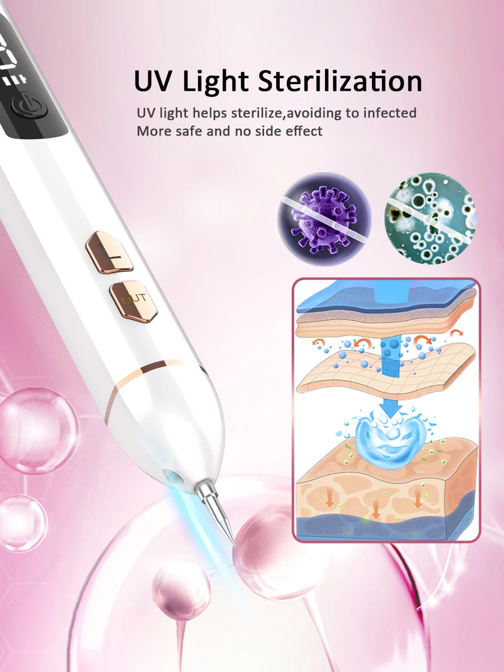 Plasma Pen Mole & Skin Tag Remover Device