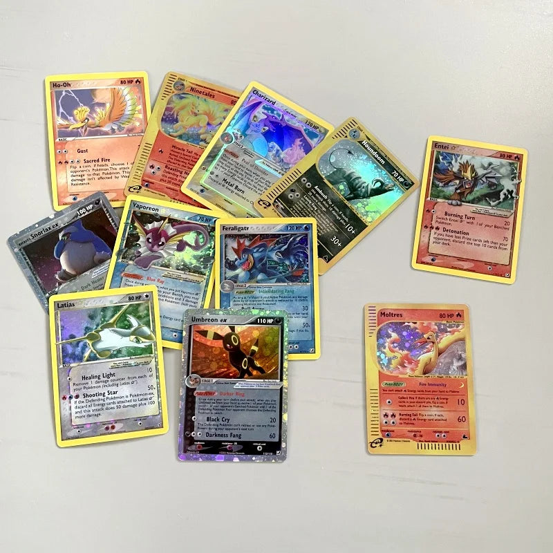 New Pokemon 54pcs MEGA Cards/box English Shining Energy Battle Toys Trading Card Game for Kids Boys Gift