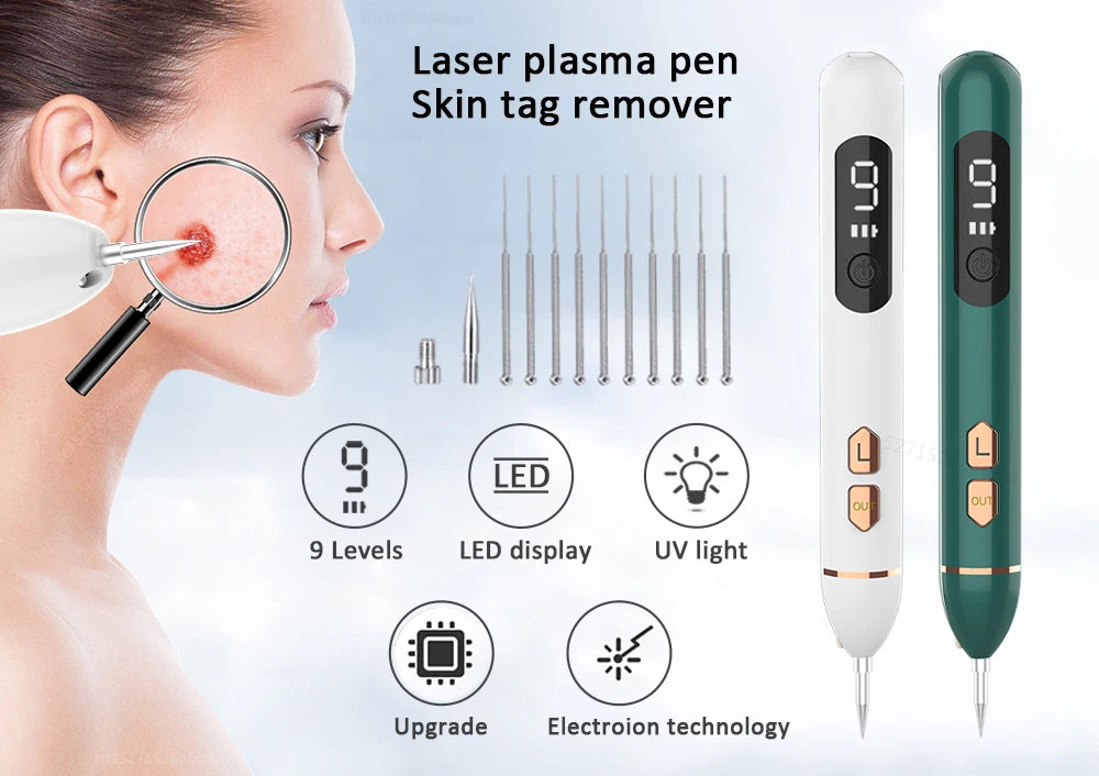 Plasma Pen Mole & Skin Tag Remover Device