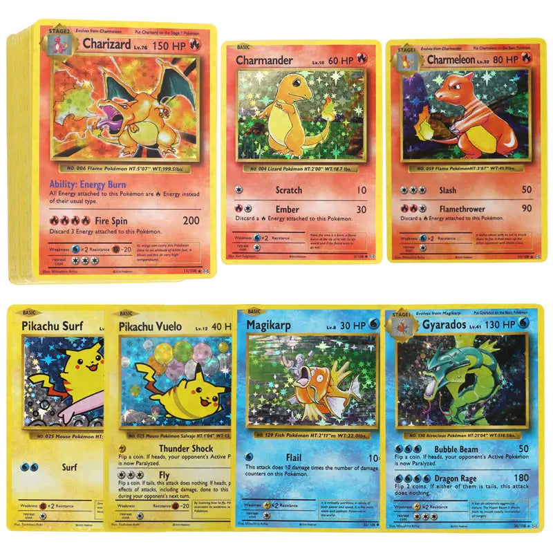 Pokemon Trainer Cards No Repeat English Version Game Battle Carte Pokemon Trading Shining Proxy Card Toys Children Gift
