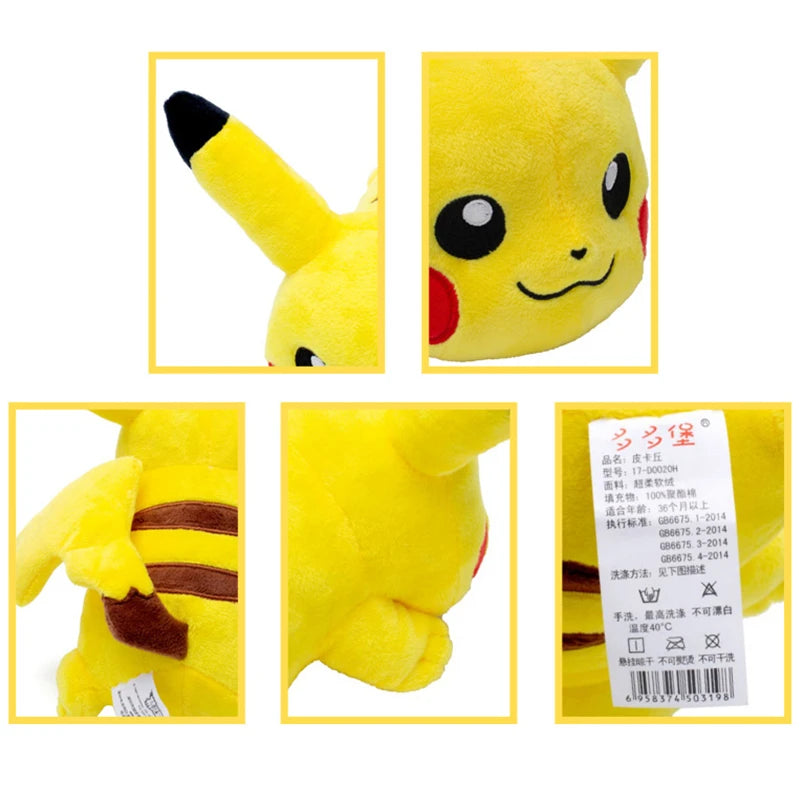 Cute Pokémon Plush Toy Soft Doll for Kids & Gifts