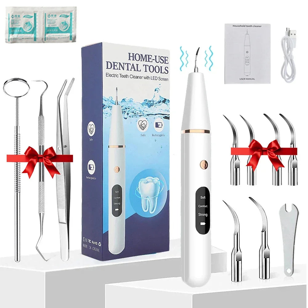 Ultrasonic Tooth Cleaner Tartar Scaler Device