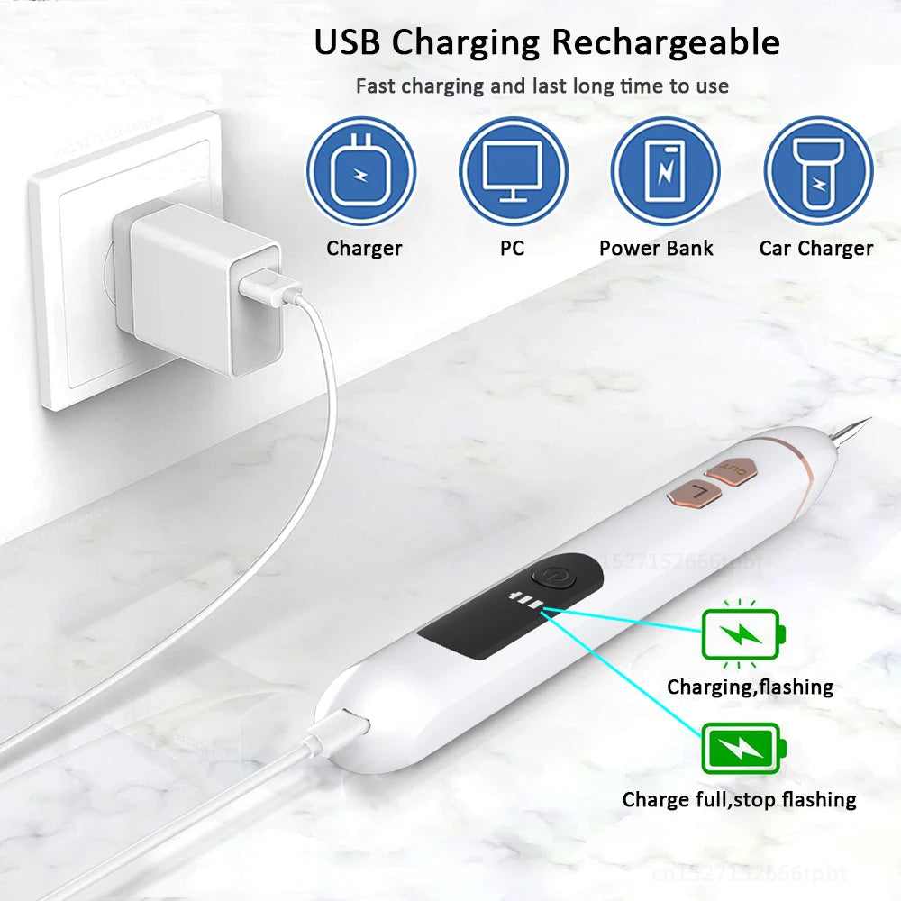 Plasma Pen Mole & Skin Tag Remover Device