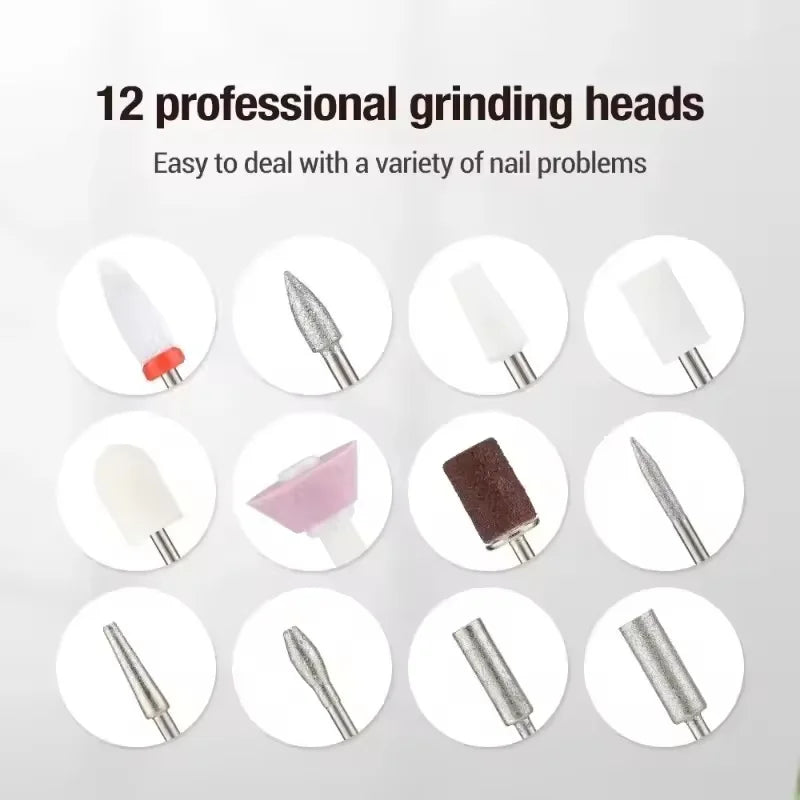 Electric Nail Drill Machine for Manicure & Polishing