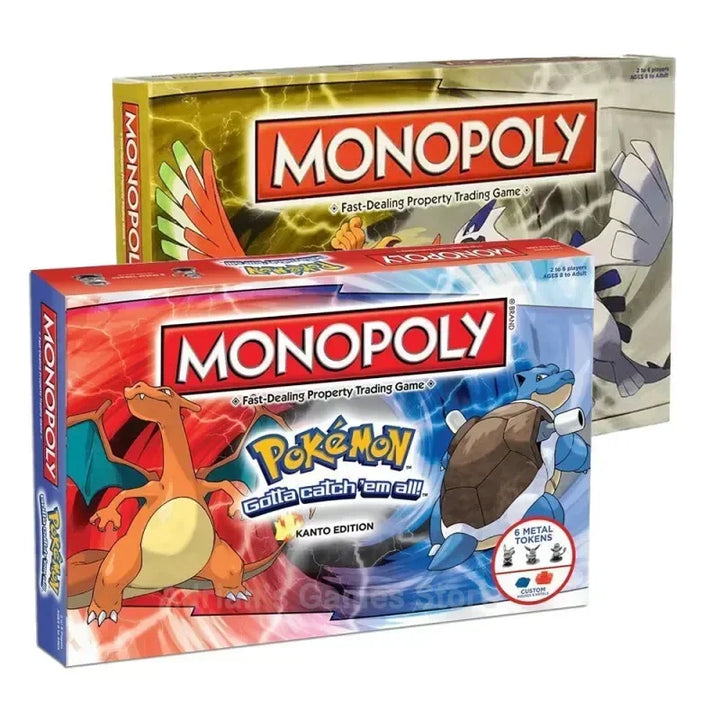 Pokémon Pikachu Monopoly Board Game for Family Fun