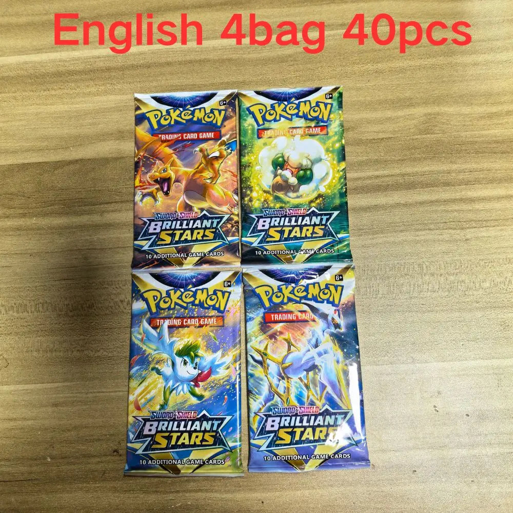 Pokémon Shining Fates Style Card Collection – 10–40pc English TCG GX V EX Booster Set