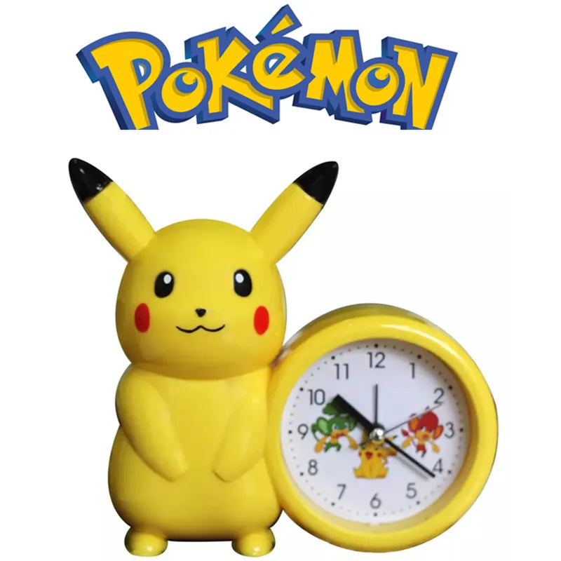 Pikachu Cartoon Alarm Clock for Kids Bedroom
