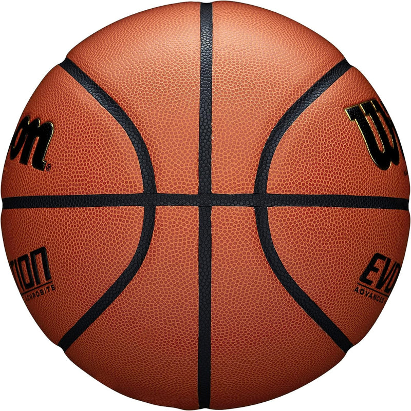 Premium Wilson Evolution Indoor Basketball – Game Ball with Superior Grip & Cushion Core