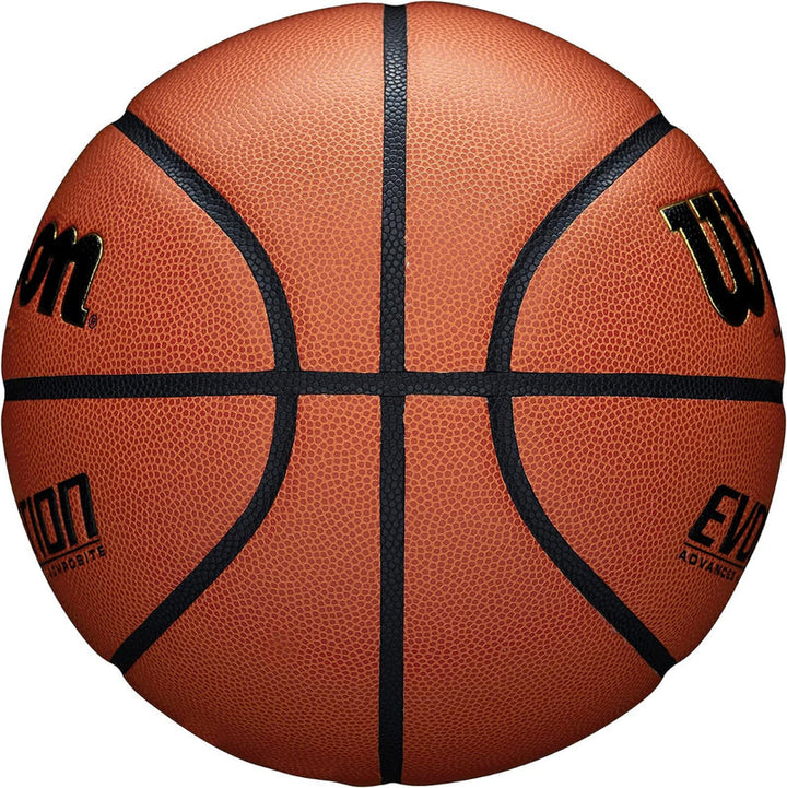 Premium Wilson Evolution Indoor Basketball – Game Ball with Superior Grip & Cushion Core