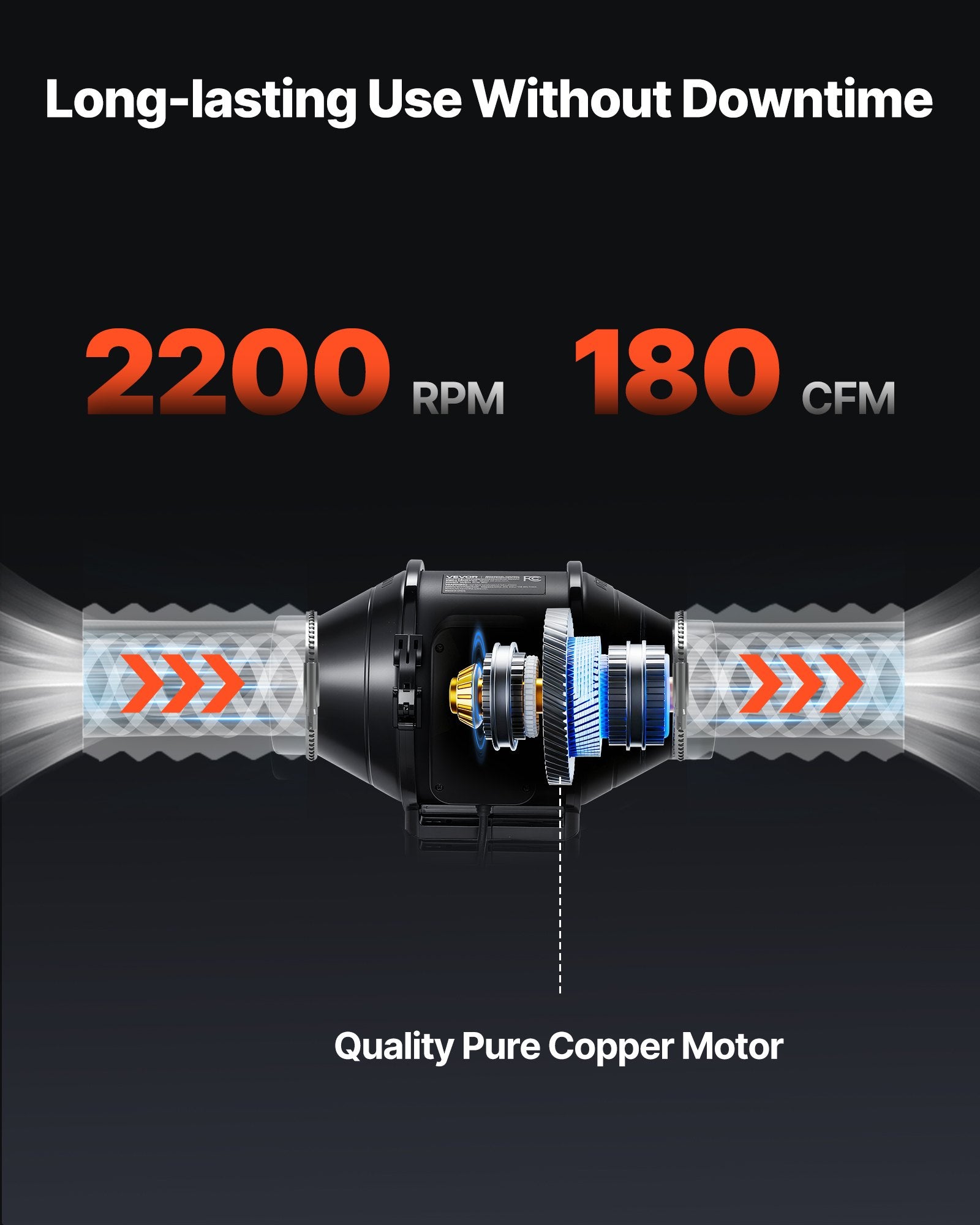 4" Inline Duct Fan – 180 CFM