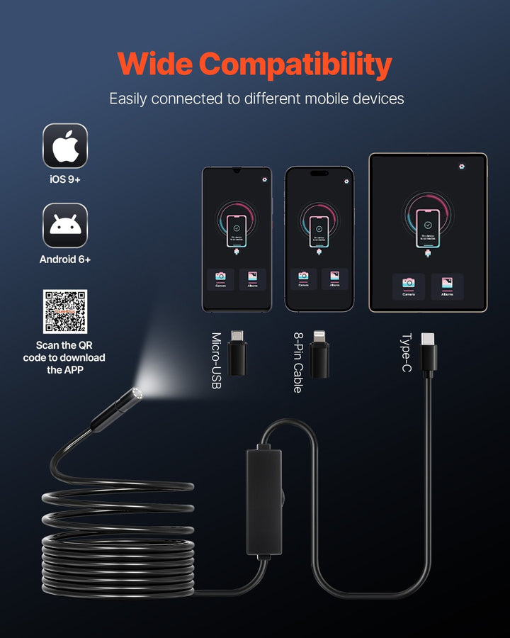 1920P HD Endoscope Camera – 16.4ft