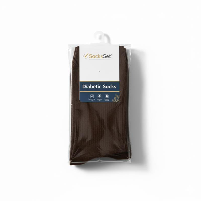 Comfortable Diabetic Egyptian Cotton Socks – Pack of 6 Pairs